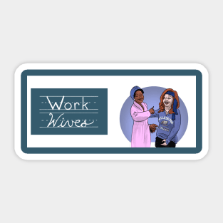 Abbott Elementary: Work Wives (Franklin Institute, Coffee Mug Layout) Sticker